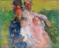 Richard Gerstl (1883-1908) <i>The Schoenberg Family</i>, late July 1908, Oil on canvas, Museum moderner Kunst Stiftung Ludwig Wien, Gift of the Kamm Family, Zug 1969
