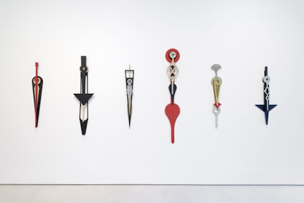 Installation view of <i>My Pen is Huge</i> at Mitchell-Innes & Nash, NY, 2017  Ã‚Â© Amanda Ross-Ho; Courtesy of the artist and Mitchell-Innes & Nash, NY.