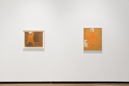 Installation view of <i>Robert Motherwell: Early Paintings </i>
Photo by: Diego Flores / Paul Kasmin Gallery © Dedalus Foundation, Inc./ Licensed by VAGA, New York, NY