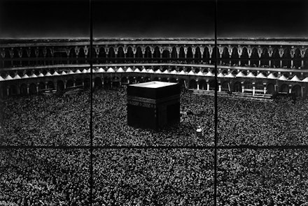 Robert Longo, <i>Untitled (Mecca)</i>, 2010. Charcoal on mounted paper, 166 x 252 in. © Robert Longo, Private Collection. Courtesy the artist and Galerie Thaddaeus Ropac; London, Paris, Salzburg.