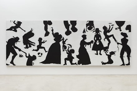 Kara Walker, <em>Slaughter of the Innocents (They Might be Guilty of Something)</em>, 2017. Cut paper on canvas, 79 x 220 inches. © Kara Walker, courtesy of Sikkema Jenkins & Co., New York.