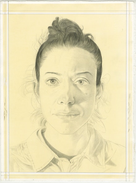 Ysabel Pinyol, pencil on paper by Phong Bui.