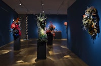 <em>Crochet Coral Reef</em> by Margaret and Christine Wertheim and the Institute For Figuring, at the Museum of Arts and Design, NYC, 2017. Photo courtesy of MAD, by Jenna Bascom.