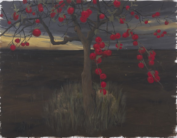 Enrique Martínez Celaya, <em>The Harvest,</em> 2017, Oil and wax on canvas, 92 x 118 inches, Private collection, London.  Image courtesy of the artist and Galerie Judin. Photo: Robert Wedemeyer