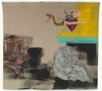 Leon Golub, <em>All Bets are Off</em>, 1994. Acrylic on linen, 89 5/8 in. × 8 ft. 3 3/8 in. (227.6 × 252.4 cm). The Metropolitan Museum of Art, New York, Intended Gift of Jon Bird, 2017<br /> © The Nancy Spero and Leon Golub Foundation for the Arts/Licensed by VAGA, New York, NY