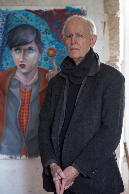 Portrait of Martial Raysse by Jean-Francois Jaussaud. Courtesy Lévy Gorvy.
