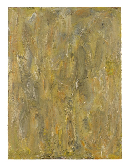 Milton Resnick, <em>STRAW</em>, 1982. Oil on board, 40 x 30 inches. © The Milton Resnick and Pat Passlof Foundation, Courtesy Cheim and Read, New York.