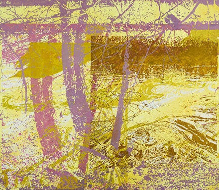 Greg Lindquist, <em>Duke Energy’s Dan River I</em>, 2014. Oil on canvas, 68 x 78 inches. Courtesy the artist and Lennon, Weinberg, Inc., New York.