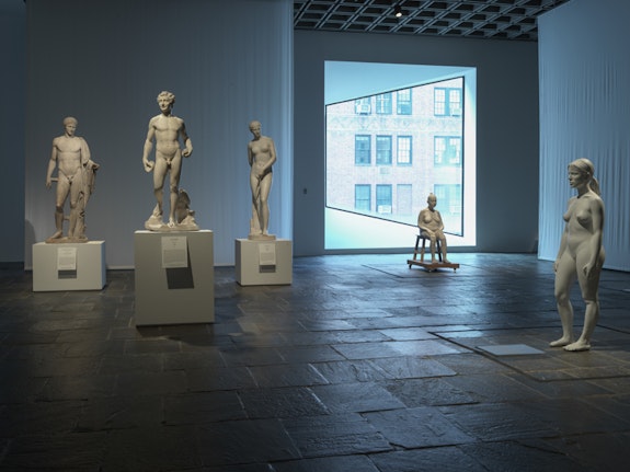 Installation view, <em>Like Life Sculpture, Color, and the Body 1300-Now</em> at The Met Breuer, 2018. Courtesy The Metropolitan Museum of Art.