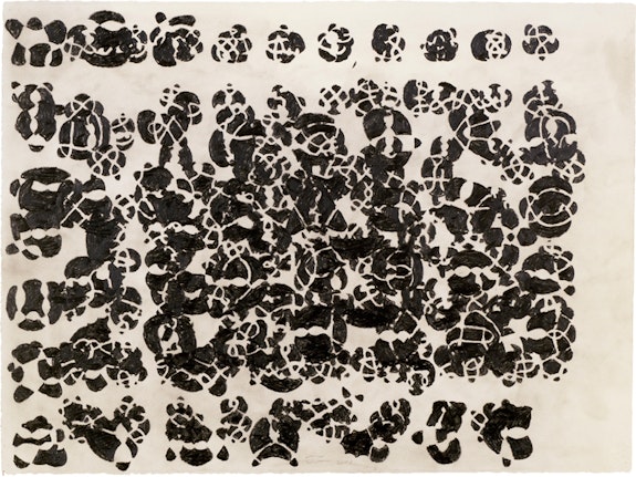 Terry Winters, <em>7-Fold Sequence, Two,</em> 2008. Graphite on paper, 22 1/8 x 30 inches. © Terry Winters, courtesy the artist and Matthew Marks Gallery, New York.