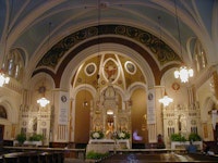 <em>Interior of St. Cecilia's Roman Catholic Church</em>. Image John B. Lowe, 2001.