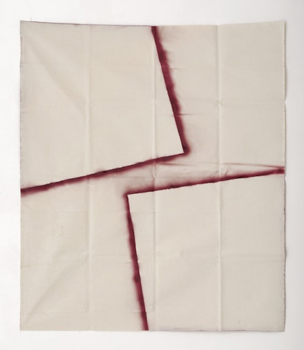 André-Pierre Arnal, <em>Untitled</em>, 1971, spray paint on canvas, 65 x 55 inches. Courtesy TURN Gallery and Ceysson & Bénétière.