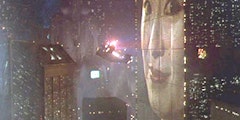 Film still from Blade Runner, which was set in Los Angeles.