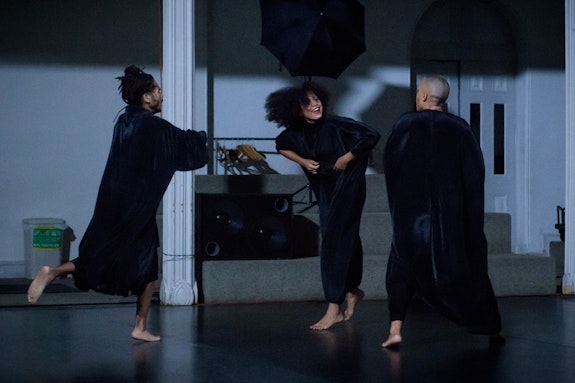 <p>Claudia Rankine and Will Rawls’s <em>What Remains. </em>Photo: Ian Douglas/courtesy Danspace Project</p>