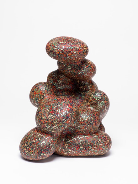 Ken Price, <em>Gypsy</em>, 2008. Fired and painted clay, 12 1/4 x 11 1/4 x 8 3/4 inches. © Estate of Ken Price, Courtesy Matthew Marks Gallery.