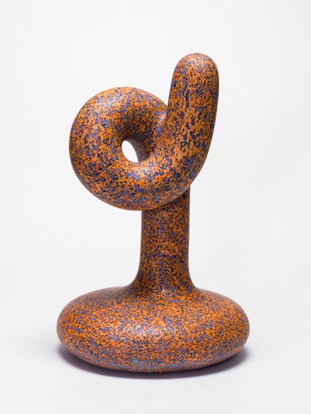 Ken Price, <em>Yin</em>, 2009. Fired and painted clay, 11 x 16 1/2 x 10 1/2 inches. © Estate of Ken Price, Courtesy Matthew Marks Gallery.