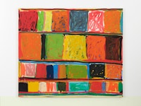 Stanley Whitney, <em>Untitled</em>, 1998. Oil on linen, 72 3/4 x 85 1/4 inches. © Stanley Whitney. Courtesy Lisson Gallery.