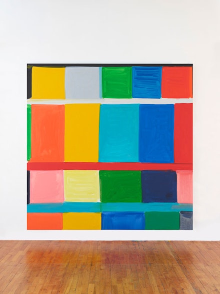 Stanley Whitney, <em>In the Color</em>, 2018. Oil on linen, 96 x 96 inches. © Stanley Whitney. Courtesy Lisson Gallery.