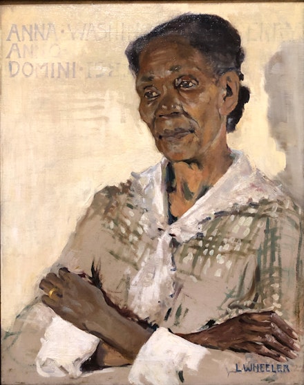 Laura Wheeler Waring, <em>Anna Washington Derry,</em> 1927. Oil on canvas, 20 × 16 in. (50.8 × 40.5 cm). Smithsonian American Art Museum, Washington, D.C., Gift of the Harmon Foundation.