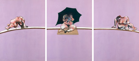 Francis Bacon, <em>Triptych, Studies of the Human Body</em>, 1970. Courtesy Ordovas.