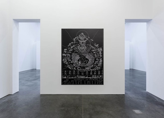 Ian Cheng, <em>BOB</em>, installation view, Gladstone Gallery, New York, 2019. Photo: David Regen. Courtesy the artist and Gladstone Gallery, New York and Brussels.