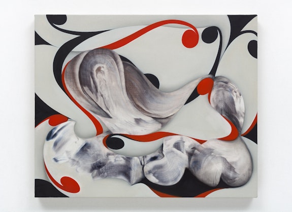 Lesley Vance, <em>Untitled</em>, 2019. Oil on linen, 19 x 23 inches. Courtesy Bortolami, New York.