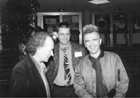 Ekko von Schwichow 1993 Oberhausen with left to right: Jonas Mekas, Gunter Minas and Istvan Kantor.
