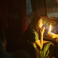 Wei Tang in a scene from <em>Long Day's Journey Into Night</em>. Photo by Liu Hongyu. Courtesy Kino Lorber.