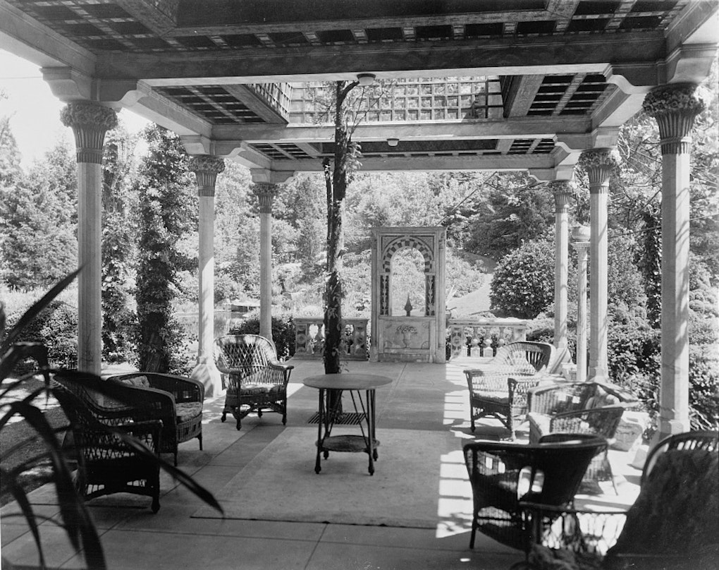 The remains of Louis C. Tiffany's home — Laurelton Hall