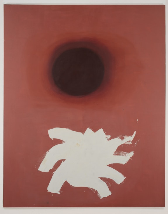 <p>Adolph Gottlieb, <em>Alarmed White</em>, 1962. Oil on canvas, 90 x 72 inches. © Adolph and Esther Gottlieb Foundation/Licensed by ARS, NY.