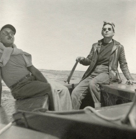 Adolph Gottlieb and Esther Gottlieb sailing in Cape Ann, c. 1934. Courtesy the Adolph and Esther Gottlieb Foundation, New York.