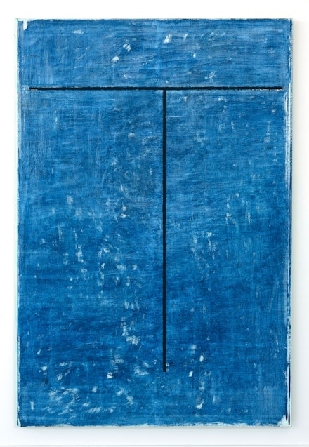 John Zurier, <i>Niður</i>, 2019. Oil on linen, 78 x 52 inches. Courtesy the artist and Peter Blum Gallery, New York