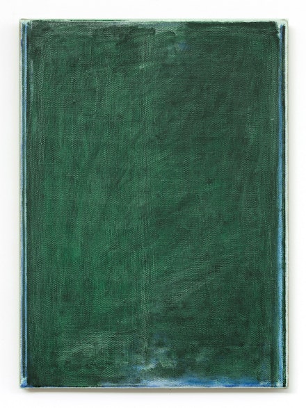 John Zurier, <i>Hill</i>, 2019. Oil on linen, 15 3/4 x 21 3/4 inches. Courtesy the artist and Peter Blum Gallery, New York