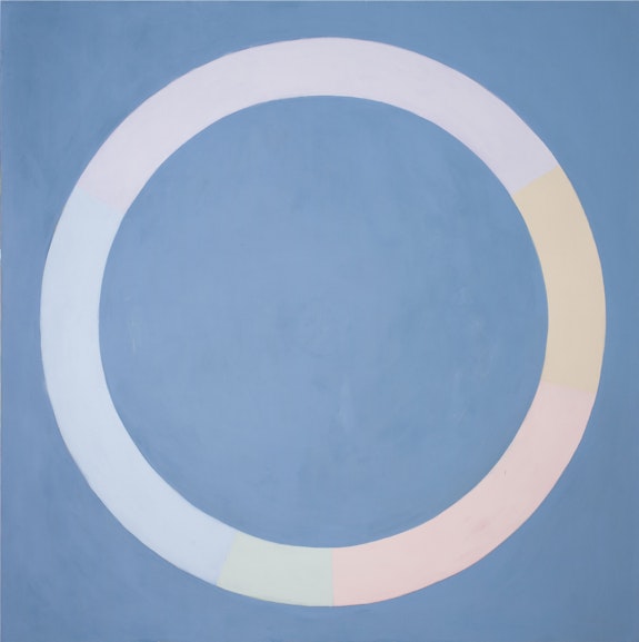 Brian O'Doherty, <em>Vaughan's Circle</em>, 2004. Acrylic on canvas, 72 x 72 inches.