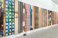 Joe Zucker, <em>100-Foot-Long Piece</em>, 1968-1969. Mixed media, 96 x 816 inches. Courtesy the artist and Marlborough, New York and London. Photo: Pierre Le Hors.