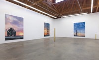 Installation view: <em>Sayre Gomez: X-Scapes</em>, François Ghebaly, Los Angeles, 2019. Photo: Robert Wedemeyer. 