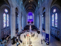 Installation view:<em> Terry Fox: Resonance</em>, Grace Cathedral, October 4, 2019. Courtesy The Lab, San Francisco. Photo: Robert Divers Herrick. 