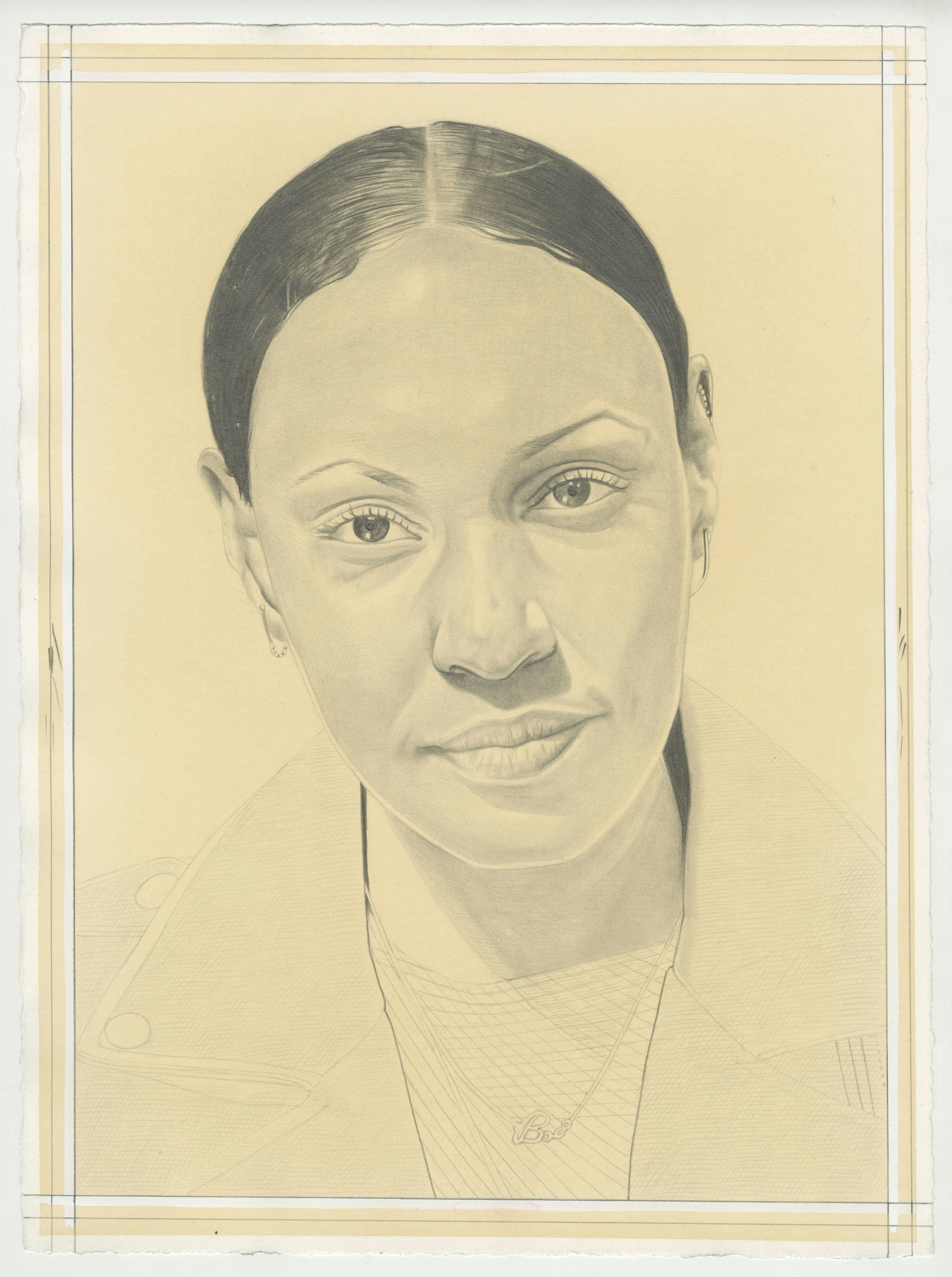 Portrait of Nico Wheadon, pencil on paper by Phong Bui.