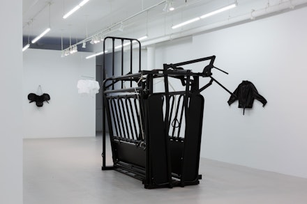 Installation view: <em>Tiona Nekkia McClodden: Hold on, let me take the safety off</em>, Company Gallery, New York, 2019. Courtesy the artist and Company Gallery, New York.