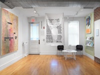 <em>Otherwise Obscured: Erasure in Body and Text</em>, installation view. Photo by Object Studies and courtesy of Franklin Street Works.