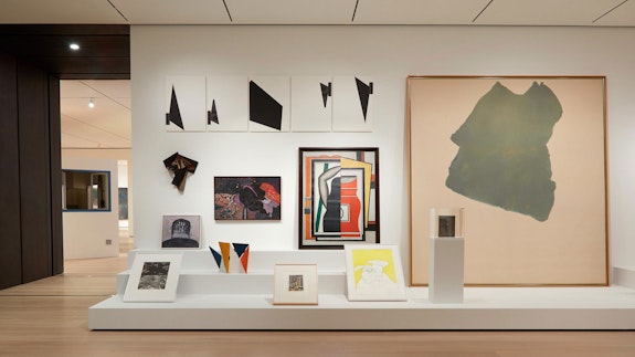 Installation view: Artist's Choice: Amy Sillman--The Shape of Shape, The Museum of Modern Art, New York, 2019-20. © 2019 The Museum of Modern Art. Photo: Heidi Bohnenkamp.