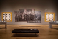 Installation view: <em>School Photos and Their Afterlives</em>, Hood Museum of Art, Dartmouth College, Hanover, New Hampshire. Photo: Brian Wagner.