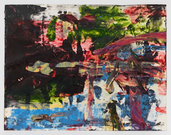 Jack Whitten, <em>Transitional Space 10</em>, 1969. Oil and acrylic on glazed paper, 10 x 13 inches. © Jack Whitten Estate. Courtesy the Jack Whitten Estate and Hauser & Wirth. Photo: Genevieve Hanson.