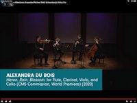Chamber Music Society of Lincoln Center, March 12, 2020. Screenshot by George Grella.