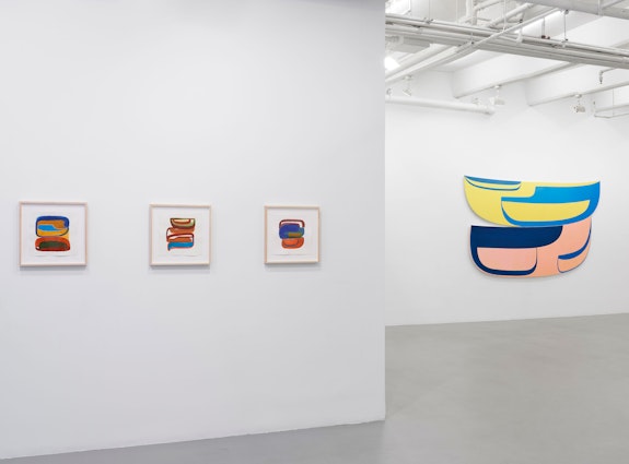 Installation view: <em>Joanna Pousette-Dart</em>, Lisson Gallery, New York, 2020. © Joanna Pousette-Dart. Courtesy Lisson Gallery.