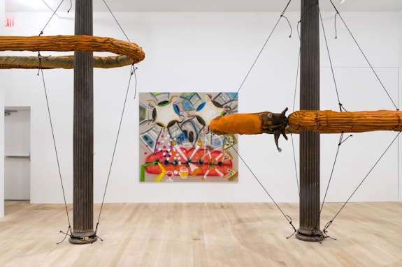 Installation view: <em>Jana Euler: Unform</em>, Artists Space, New York, 2020. Courtesy Artists Space, New York. Photo: Daniel Pérez
