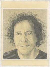 Portrait of Craig Kalpakjian, pencil on paper by Phong H. Bui.