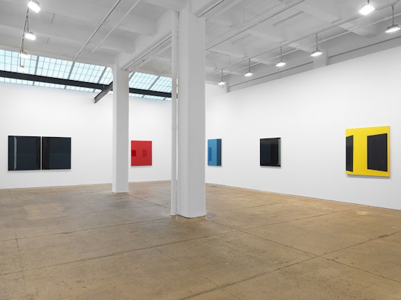 Installation view, <em>Kate Shepherd: Surveillance</em>, Galerie Lelong & Co., New York, 2020. Courtesy Galerie Lelong & Co., New York.