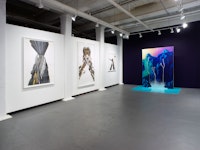 Installation view: <em>Theresa Bloise and George Boorujy: Messenger</em>, Ortega y Gasset Projects, New York. Courtesy Ortega y Gasset Projects.