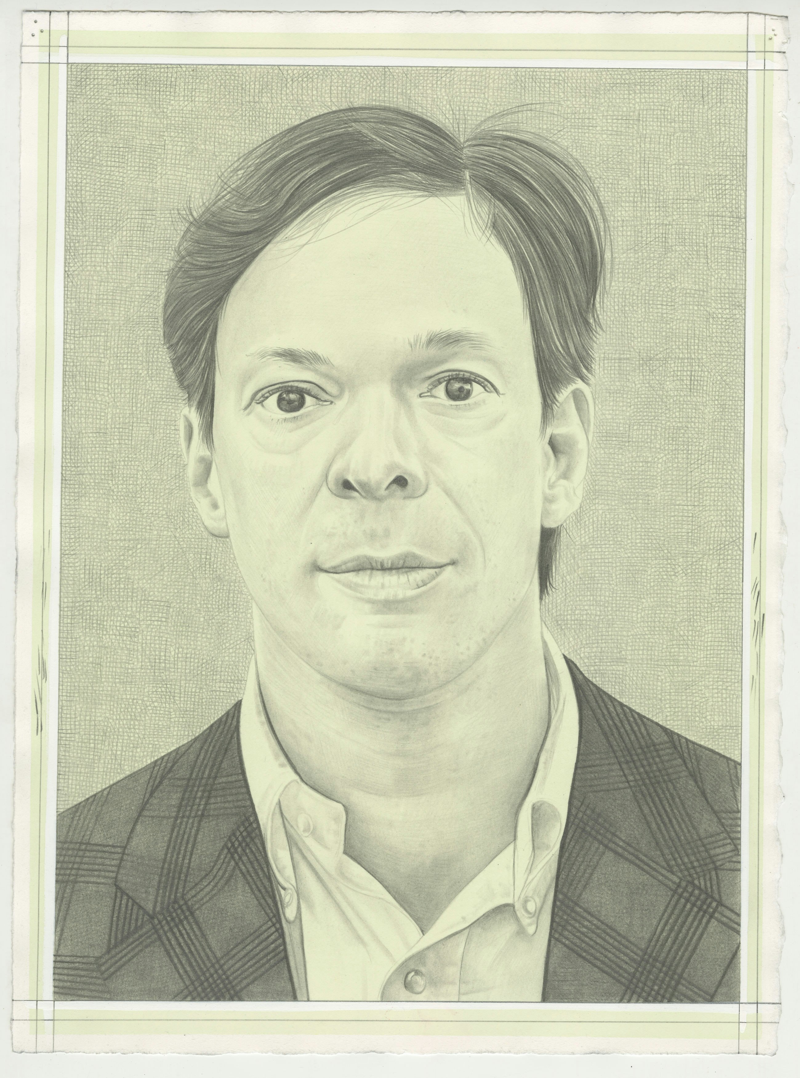 Portrait of Oliver Berggruen. Pencil on Paper by Phong H. Bui.